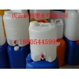 10升水嘴塑料桶，10公斤水龍頭塑料桶，10L白色塑料桶.